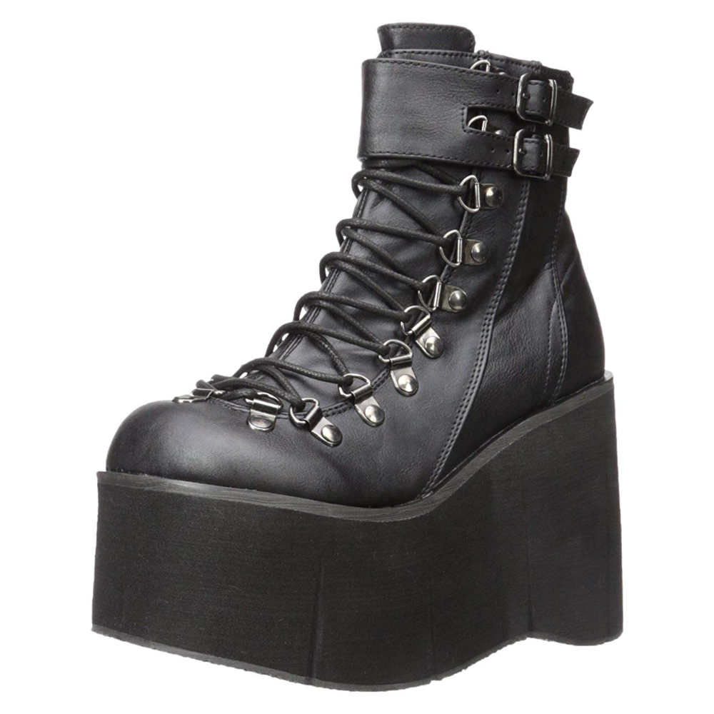 Demonia Demonia Plateau Laarzen KERA 21 Zwart | Attitude Holland Demonia Demonia Plateau Laarzen ASSAULT 101 Zwart | Attitude